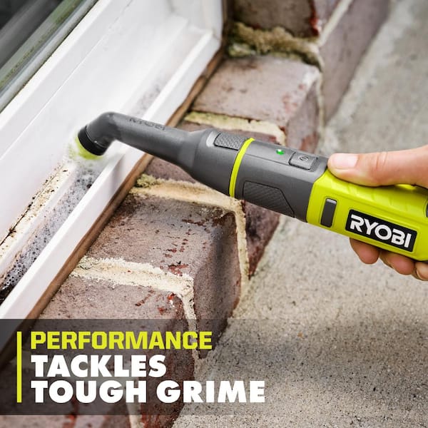 大好き USB RYOBI Lithium w Kit Scrubber Detail Compact Cordless IndustrialHardware