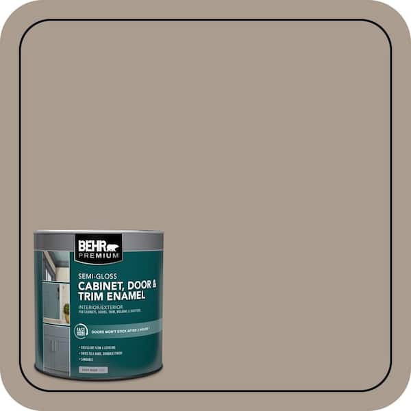 BEHR PREMIUM 1 qt. #N210-4 Espresso Martini Semi-Gloss Enamel