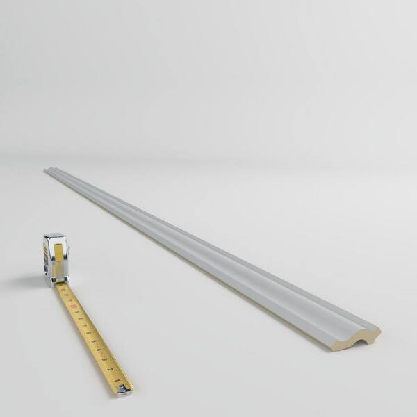 Ekena Millwork Nora 1.625 in. D x 2.875 in. W x 96 in. L Polyurethane Crown Moulding