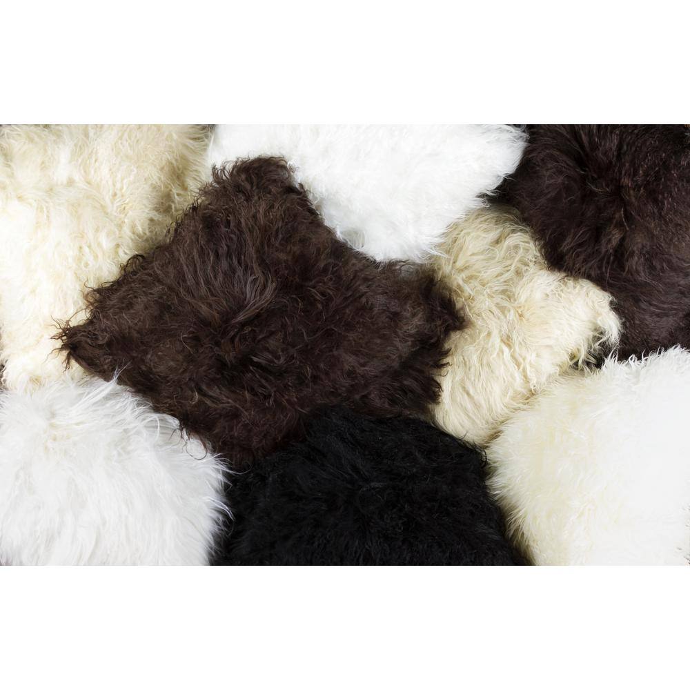 Natural Black Microsuede Square Throw Pillow, 18 x 18 in.