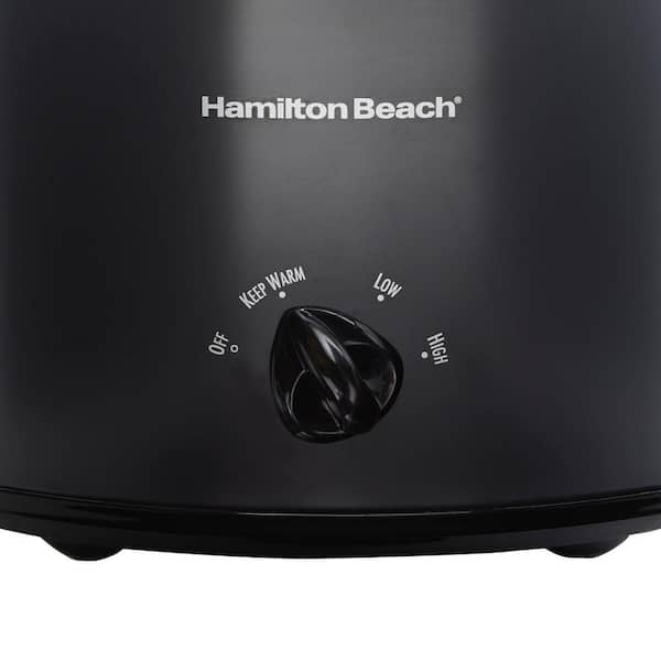 Best Buy: Hamilton Beach 3-Quart Slow Cooker Black/Silver 33237