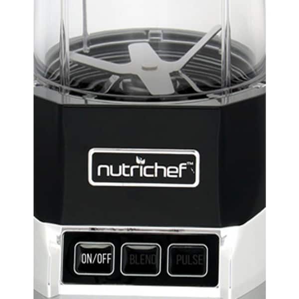 Nutrichef Ncbl1000 Professional Home Kitchen Personal Power Pro 120v High  Speed Mini Countertop Blender With 2 Bpa Free Tumblers And Lids : Target