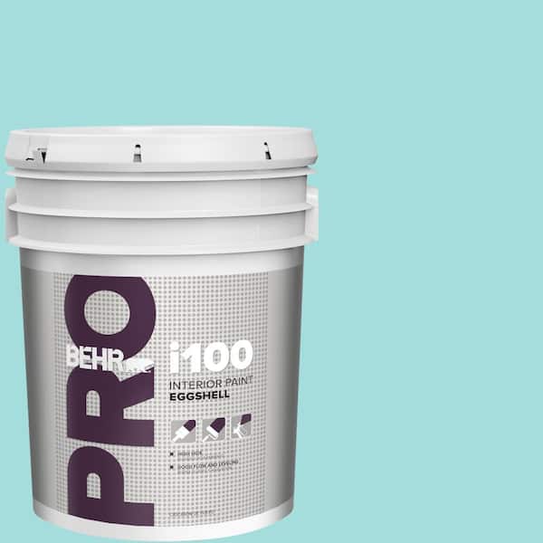5 gal. #500A-3 Aqua Spray Eggshell Interior Paint