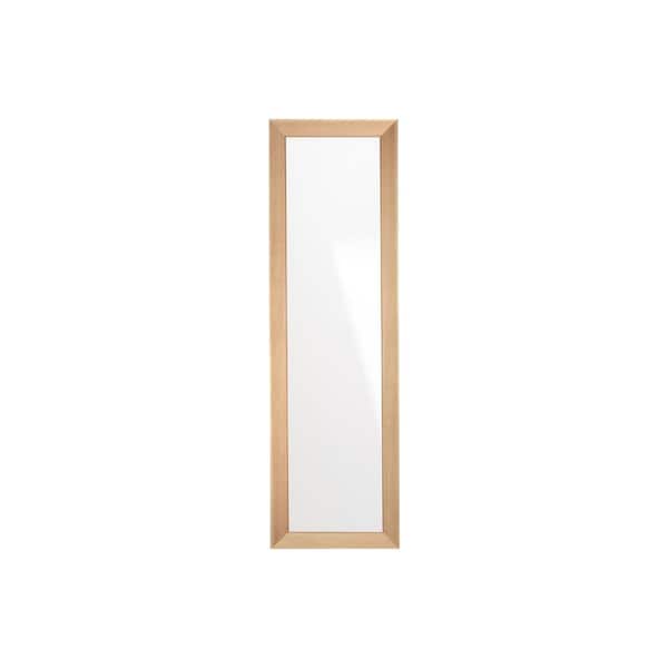 BrandtWorks Natural Maple Elegance Framed Mirror 21.5 in. W x 71 in. H