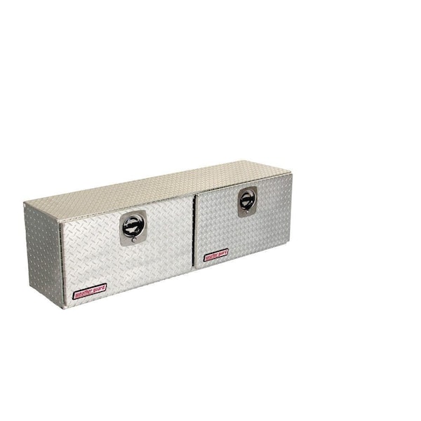 Weather Guard 64.25 Diamond Plate Aluminum Full Size Top Mount Truck Tool Box