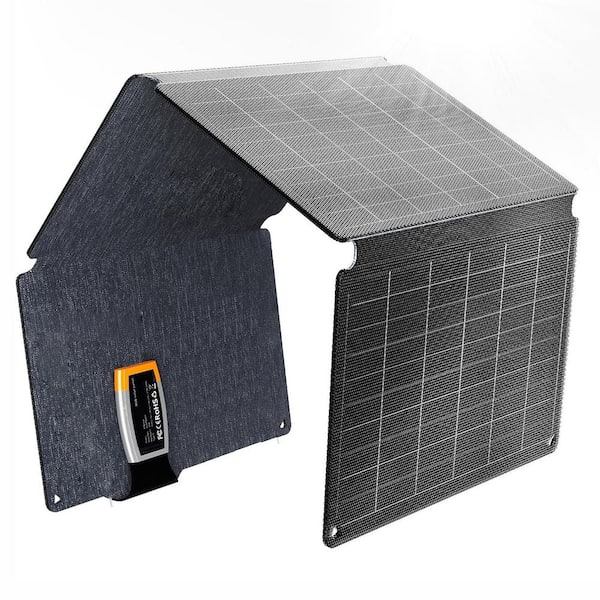 Portable Solar Panel 36W Foldable High-Efficiency USB QC and PD Quick Charge for Camping Hiking Outdoor Trips