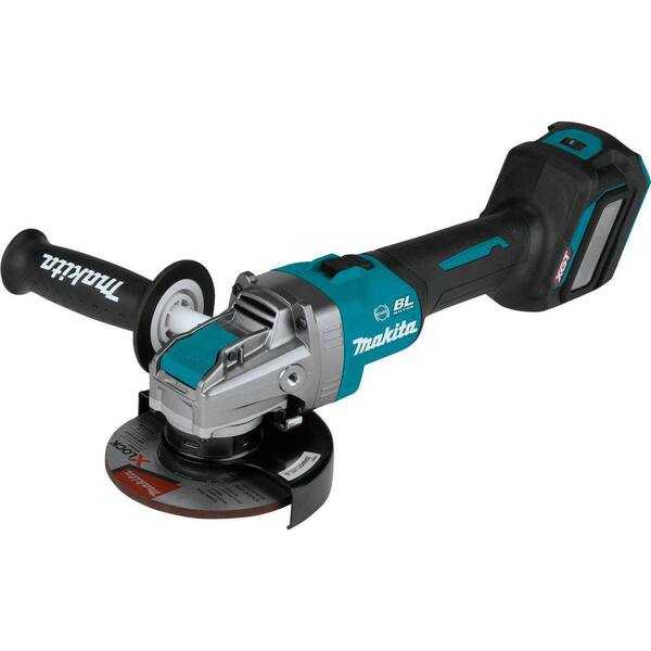 Makita 40v Max Xgt Brushless Cordless 5 In. X-lock Angle Grinder, With 