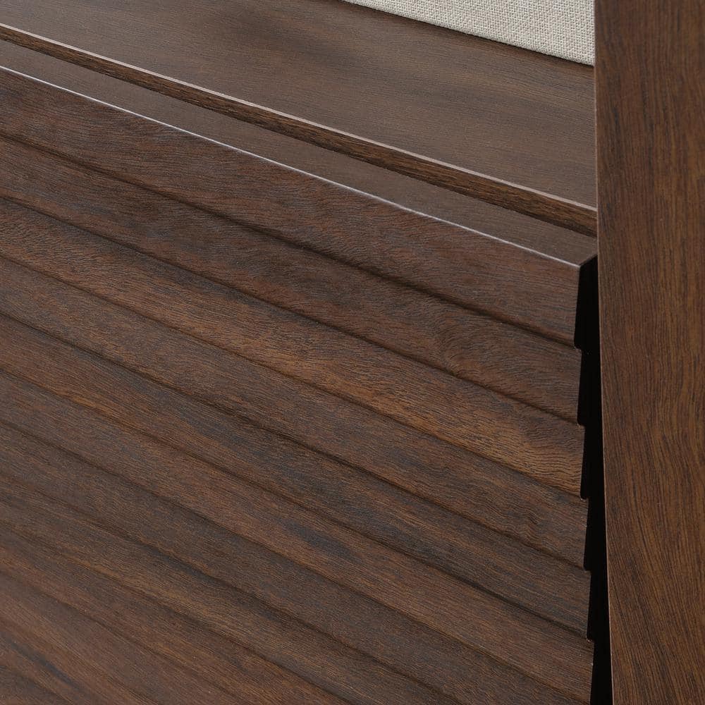 Englewood Spiced Mahogany Lateral File Credenza with Adjustable Shelf