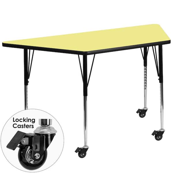 Carnegy Avenue 30.37 in. Yellow Kids Table