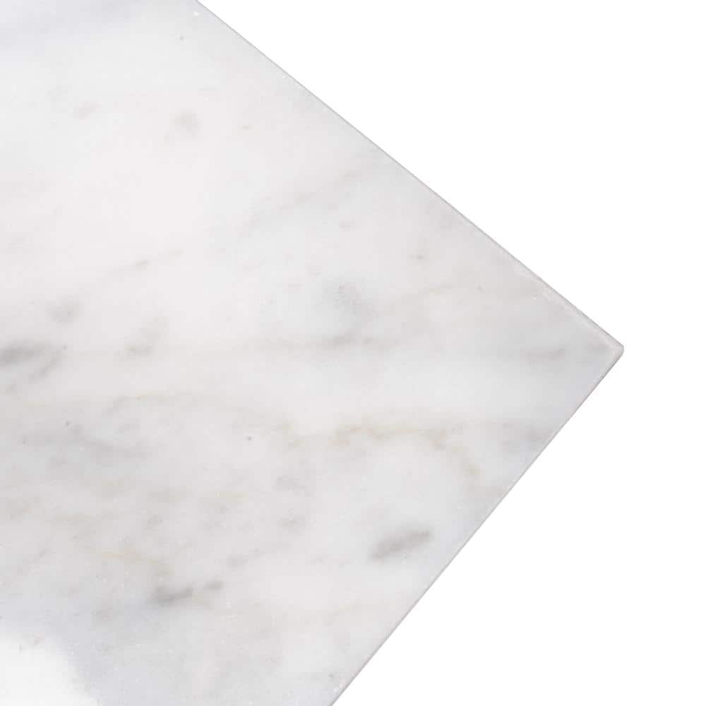 Apollo Gray and White Polished Marble 4x12 Subway Tile