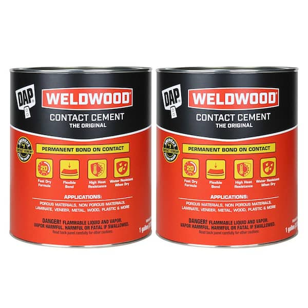 DAP Weldwood 32 fl. oz. Original Contact Cement (2-Pack)