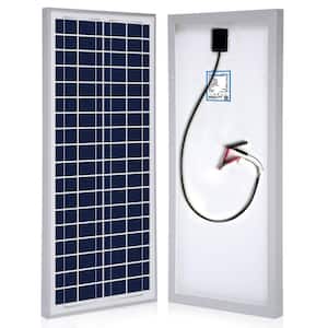 35 -Watt 12-Volt Poly Solar Panel, Compatible with Portable Chest Fridge Freezer Cooler