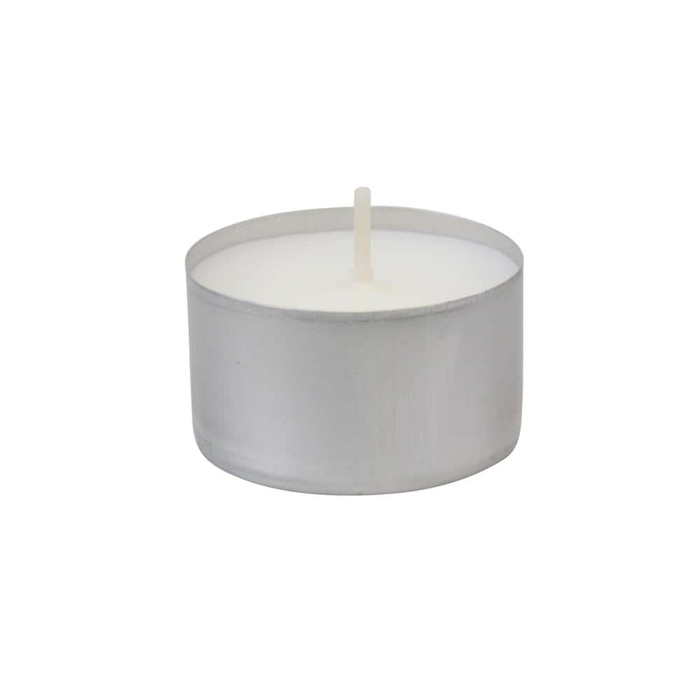 Palm Wax Unscented White Tealight Candles, 300 Pack