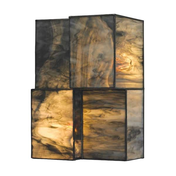 Titan Lighting Braque Collection 2-Light Brushed Nickel Sconce