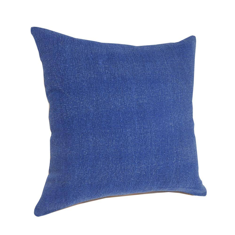 Classic Royal Blue 20" Square Throw Pillow