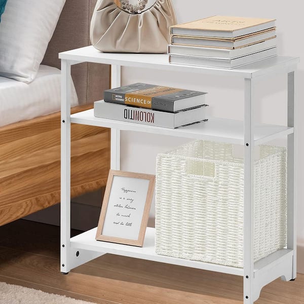 White 9 in. x 9 in. Wicker Decorative Basket (Set of 2)