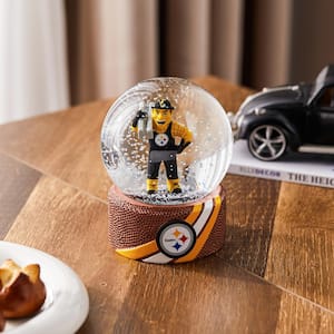 Pittsburgh Steelers 5 in. Glass Tabletop Snow Globe