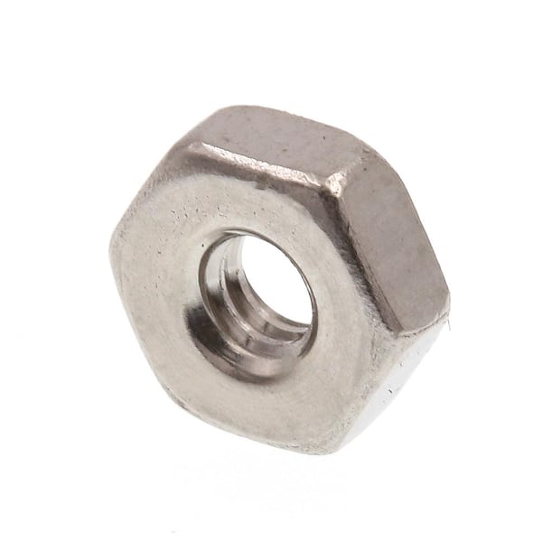 Prime-Line #4-40 Grade-18 to Grade-8 Stainless Steel Machine Screw Hex Nuts (50-Pack)