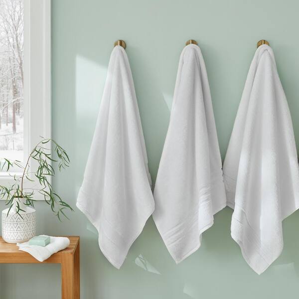 Home Decorators Collection Turkish Cotton Ultra Soft Aqua Blue Hand Towel