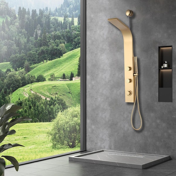 絶版‼️ Dafy Hagai Golden Showers Have a question about ANZZI Cici Series 39 in. 2-Jetted Shower