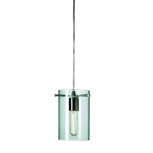 Home Decorators Collection Figment 5 in. Aqua Hardwire Pendant