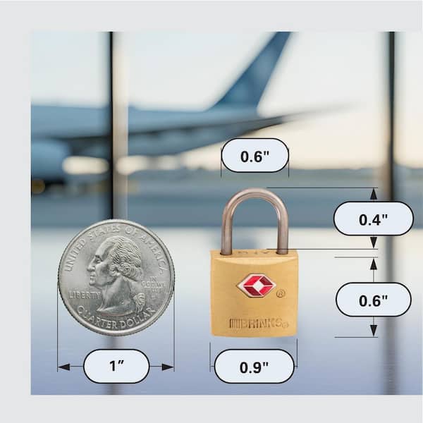 Brinks 7/8 in. (22 mm) Brass Keyed Lock (2-Pack) 171-20271 - The