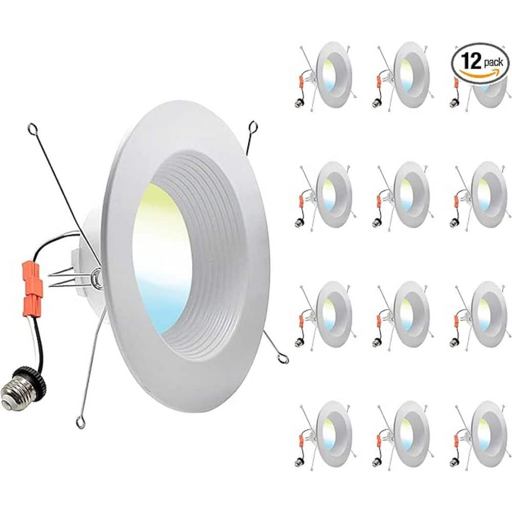 BEYOND LED TECHNOLOGY 6 in.15W Integrated LED Recessed Trim Downlight ...