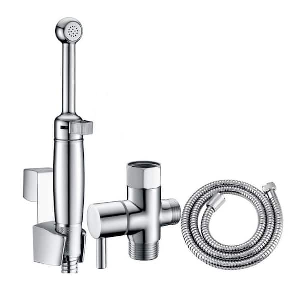 Handheld Bidet Sprayer Bidet Attachment with Backflow Preventer, Adjustable Water Jet Spray and 7.2 in. Bidet Wand