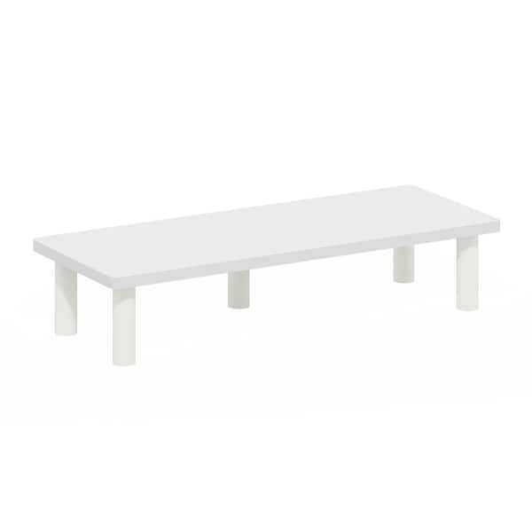 Turn-N-Tube White/White Monitor Riser Stand