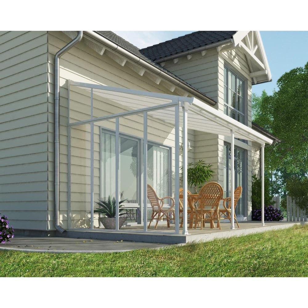 CANOPIA by PALRAM Feria 10 ft. x 14 ft. White/White Aluminum Patio