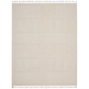 Paxton Ivory 9 ft. x 12 ft. Geometric Contemporary Area Rug
