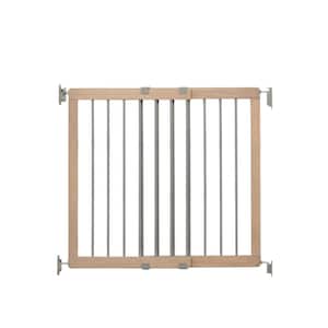 Wood Top of Stairs Gate 30 in. Tall