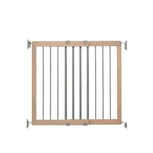 Tall wooden stair clearance gate