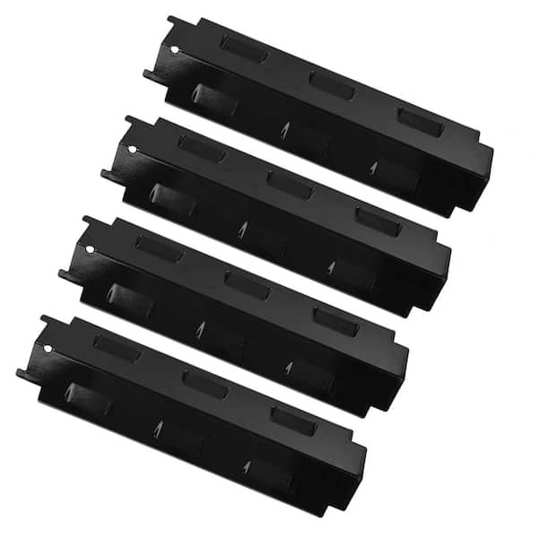 Porcelain Steel Heat Plates Gas Grill Flavorizer Bars Replacement Parts for Charbroil, Savor Pro, Thermos(4-Pack)
