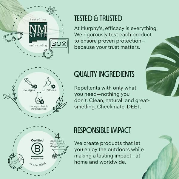 MURPHY'S NATURALS 30-Hour Bug Defense and Eco-Friendly Mosquito