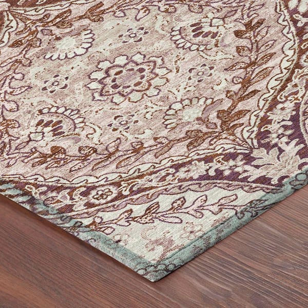 Chantille Machine Washable Indoor/Outdoor Abstract ACN2698 Pink 2 ft. x 3 ft. Accent Rug