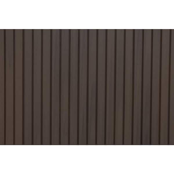 6 ft. x 6 ft. Riviera Composite Fence Panel Mahogany (10-Pack)