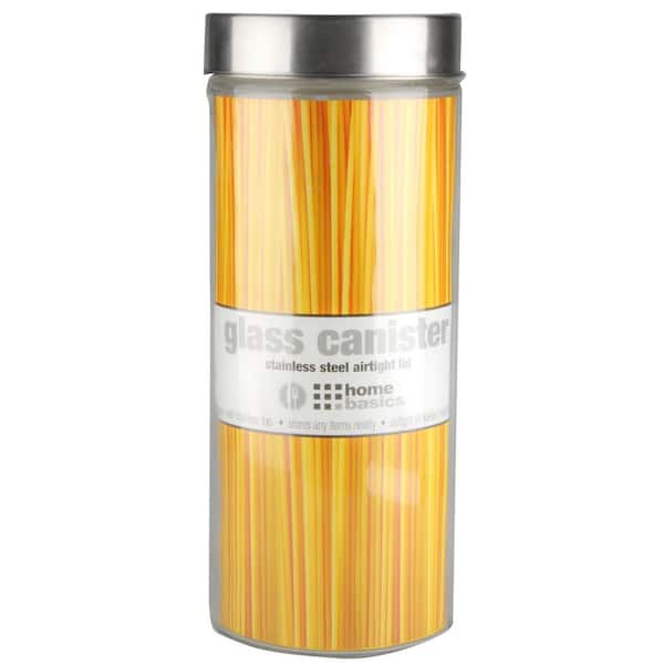 Home Basics 67oz. Round Glass Canister