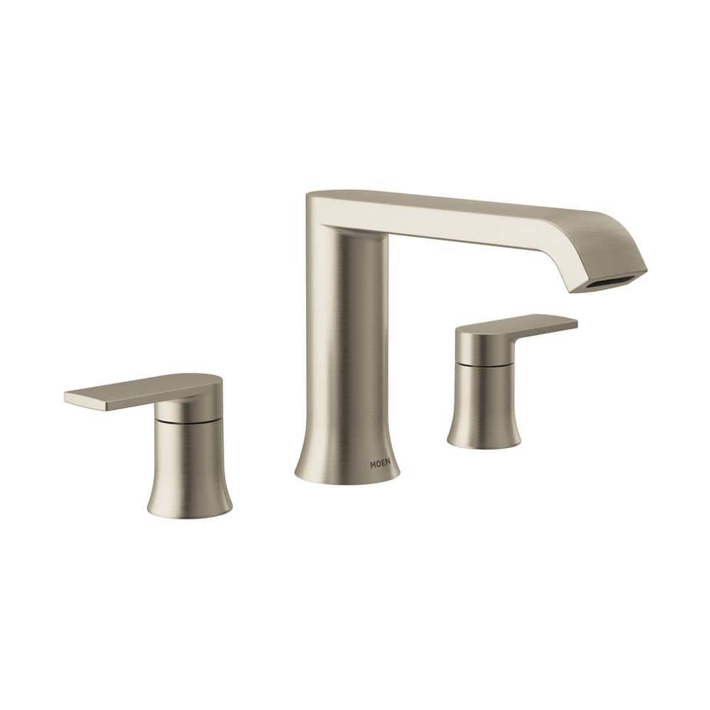 MOEN Genta LX 2-Handle Deck-Mount High Arc Roman Tub Faucet Trim