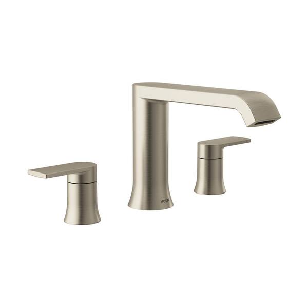 thumbnail image 2 of Moen Arris Two-Handle Roman Tub Faucet, Matte Black 2 of 11