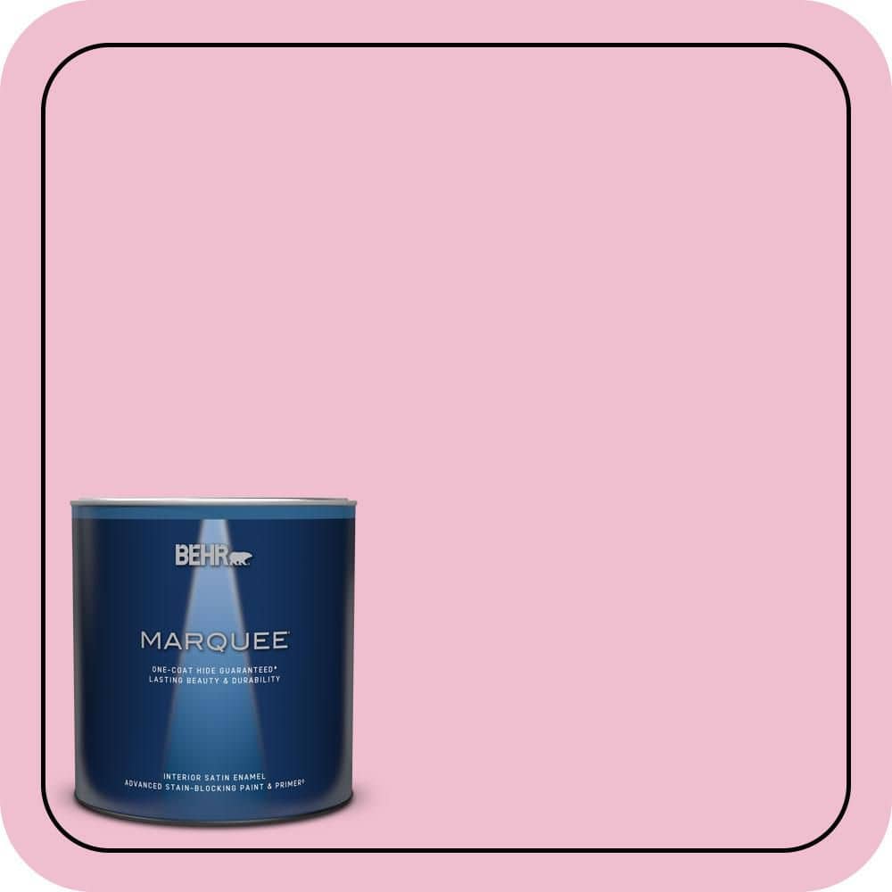 1 qt. #100B-4 Pink Chintz Satin Enamel Interior Paint & Primer price history on PriceWatchPro