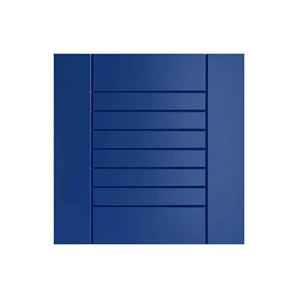 WeatherStrong Tampa 13 in. W x 0.75 in. D x 13 in. H Blue Cabinet Door Sample Reef Blue Matte