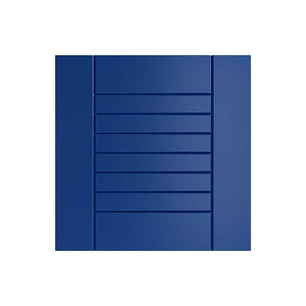 WeatherStrong Tampa 13 in. W x 0.75 in. D x 13 in. H Blue Cabinet Door Sample Reef Blue Matte