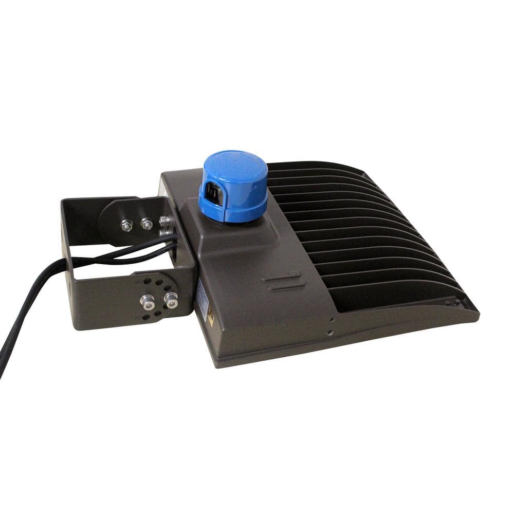 400 Watt Equivalent Integrated LED Bronze Dusk to Dawn Area Light in 50K wi