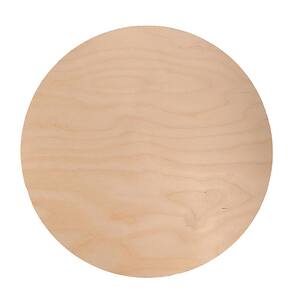 Handprint 1 4 In X 18 In Birch Plywood Circle 420518 The Home Depot