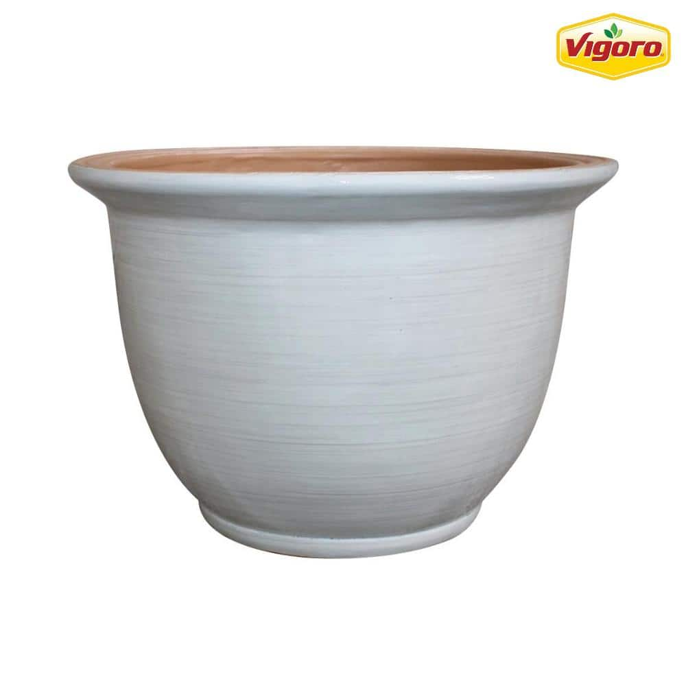 Southern Patio Unearthed Large 17 in. x 19 in. Fiberglass Tall Planter  GRC-081692 - The Home Depot