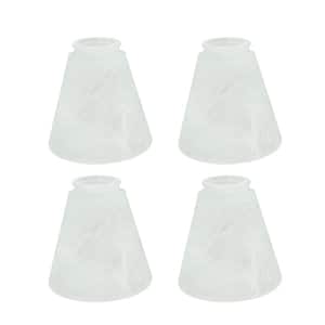4-3/4 in. Frosted Ceiling Fan Replacement Glass Shade (4-Pack)