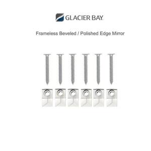 36 in. W x 60 in. H Frameless Rectangular Polished Edge Bath Mirror