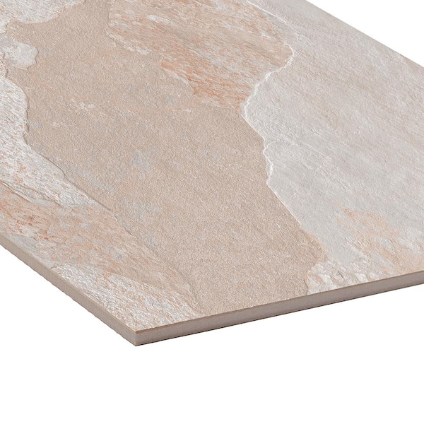 Corso Italia Slate Gray 24 in. x 24 in. x 0.75 in. Stone Look Porcelain Paver (Case of 2)