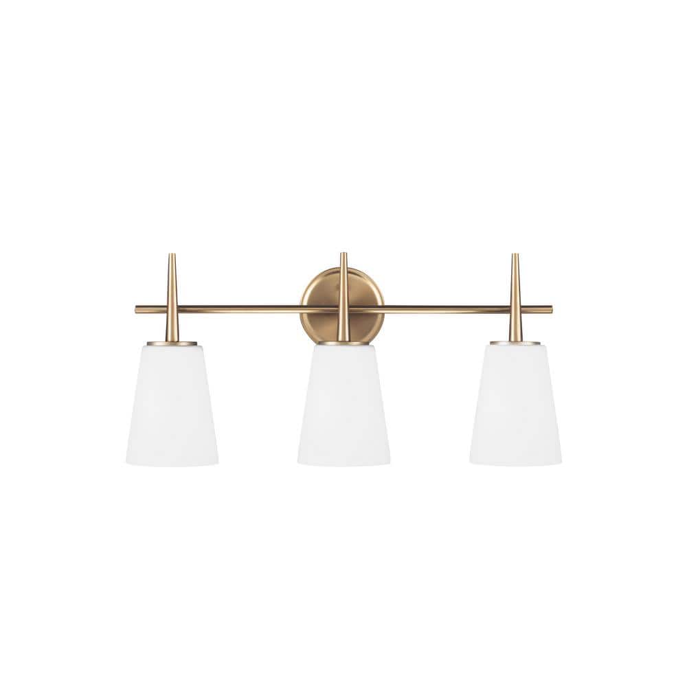 Generation Lighting Driscoll 3Light Polished Nickel Bath Light with